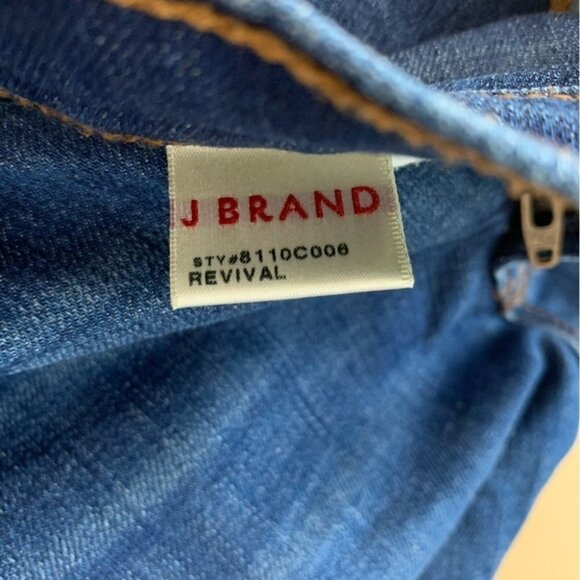 J Brand Revival Patch Fringe Jeans Size 27 Waist - Picture 11 of 12